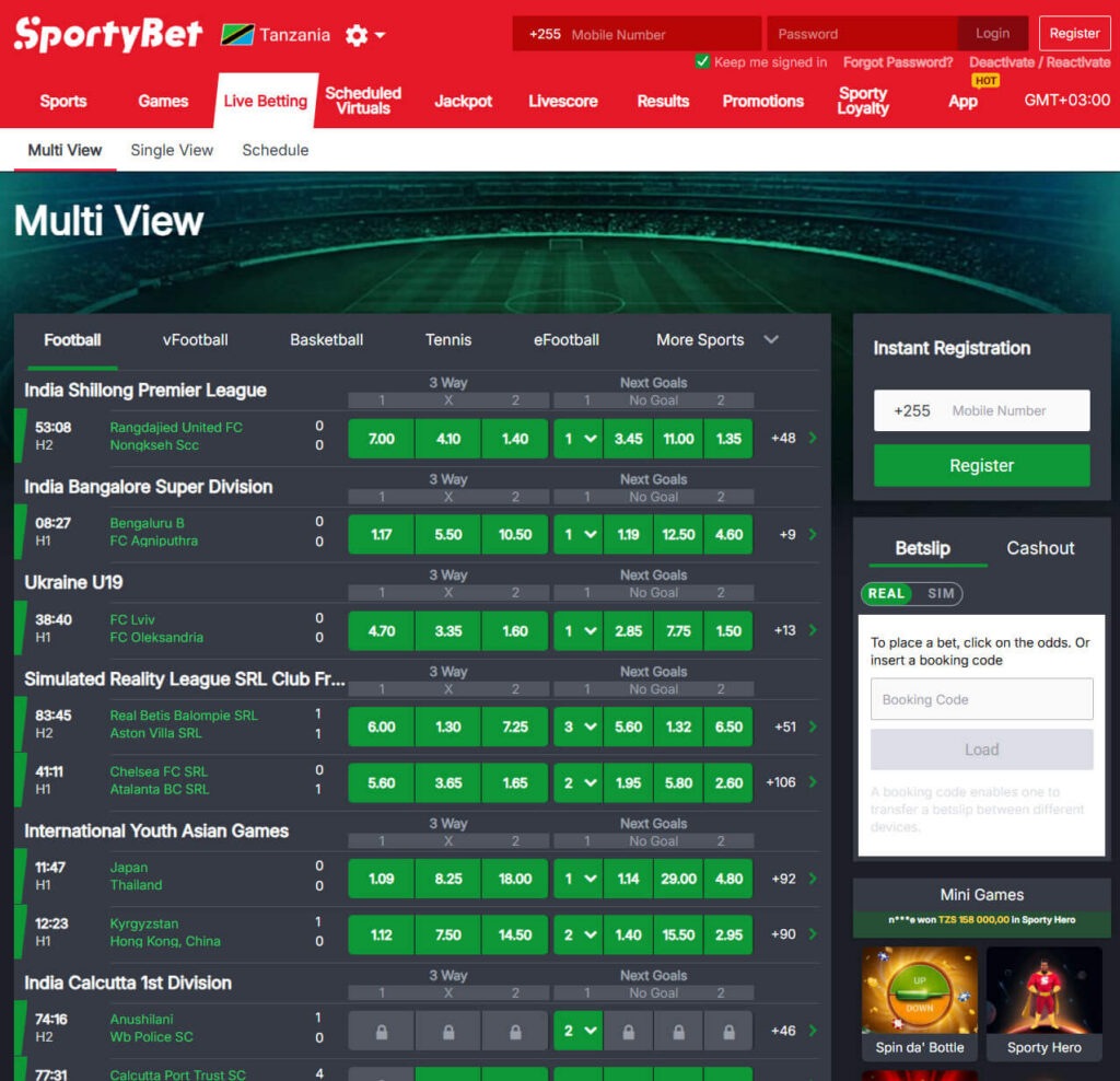 SportyBet betting
